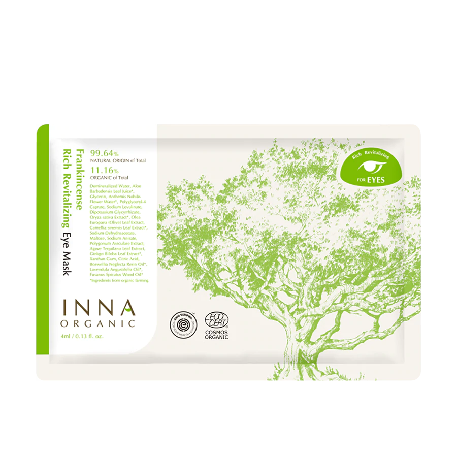 Inna Organic Frankincense Rich Revitalizing Eye Mask - 1 pair mask (4ml)