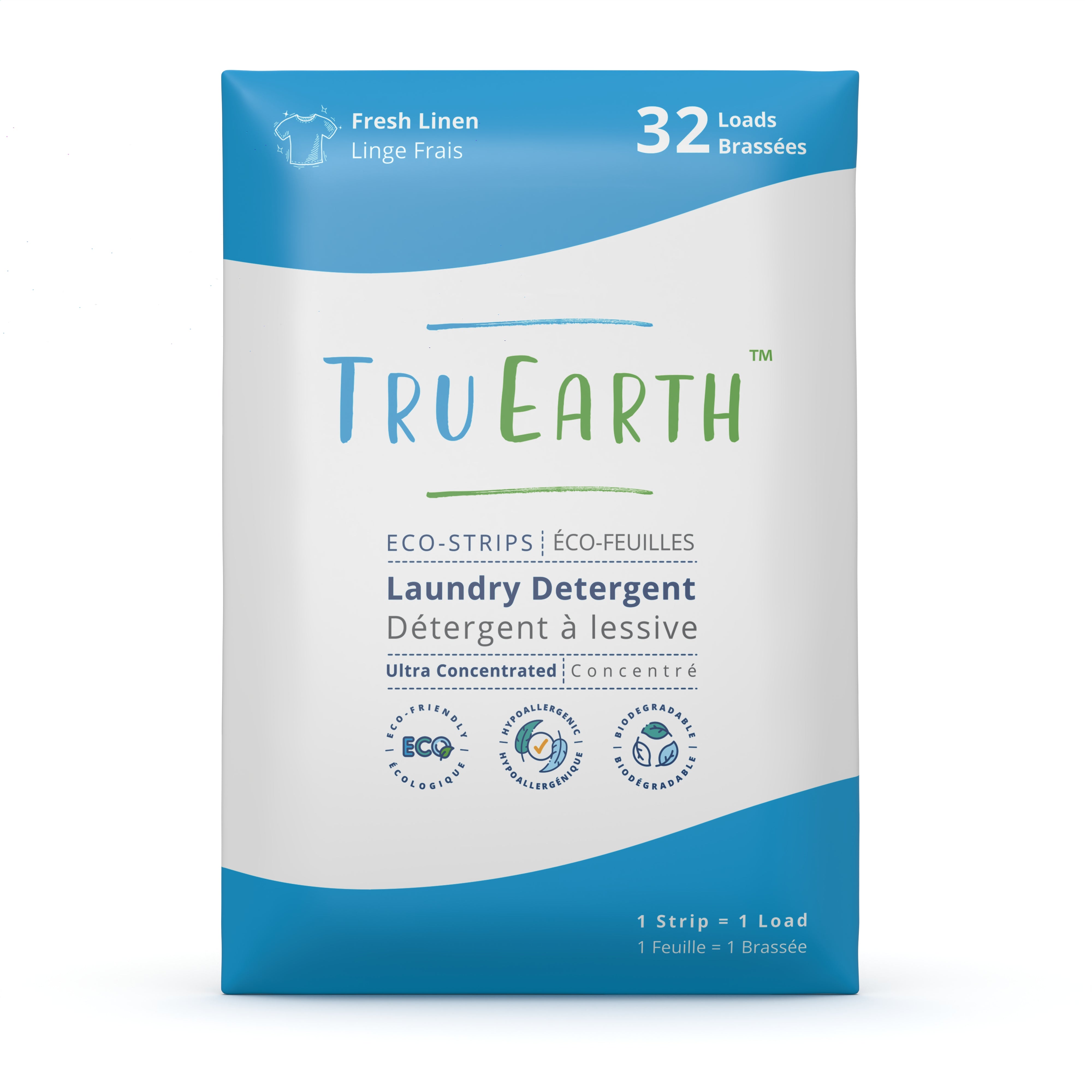 <tc>加拿大Tru Earth 環保防敏超濃縮洗衣紙 - 清新香味 (32 次裝)</tc>